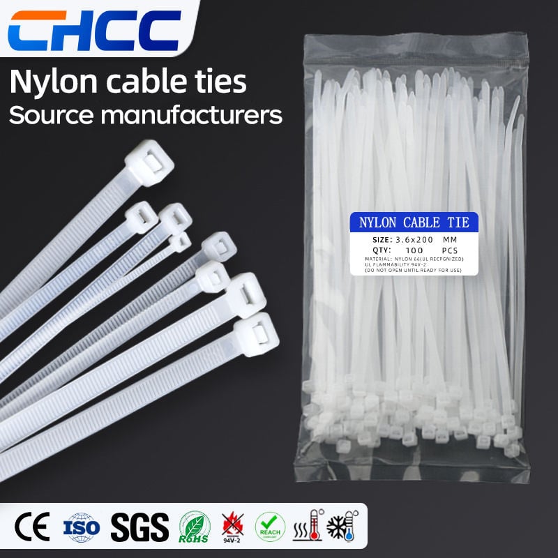 High-Strength Plastic Zip Ties for Secure Connections
