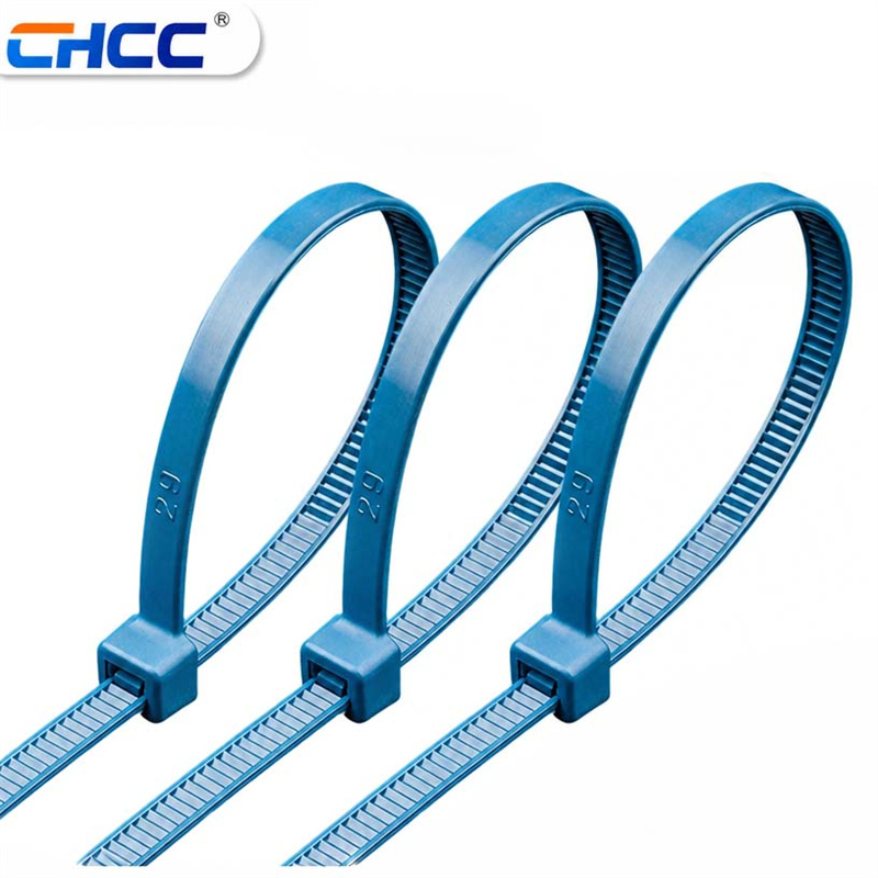 Metal Detectable Cable Ties Blue Nylon Cable Ties Containing Metal Powder Detectable by Metal Detector and X-Ray for Food Pharmaceutical Industry