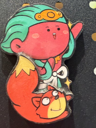 Xinxuehu, the Guardian Deity of the Constellations, Fridge Magnet
Material: Epoxy/Wood
Size: 78*70mm