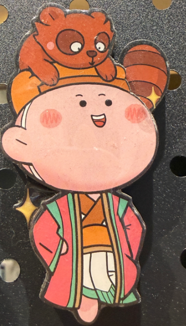 Zhituhe, the Guardian Deity of the Constellations, Fridge Magnet
Material: Epoxy/Wood
Size: 78*70mm