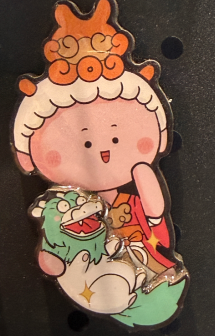 Xingxiu Guardian God Bishuiyu Fridge Magnet
Material: Epoxy/Wood
Size: 78*70mm