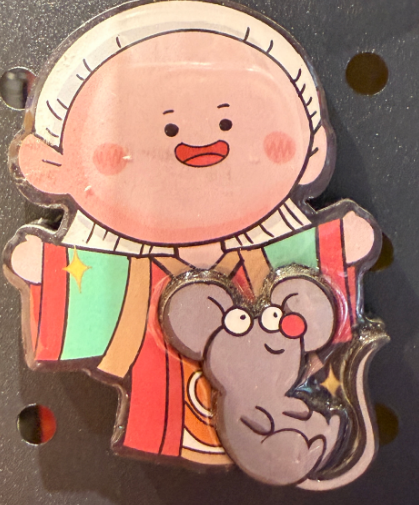 Xingxiu Guardian God Xuri Rat Fridge Magnet Material: Epoxy/Wood Size: 78*70mm