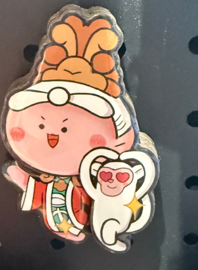 Constellation Guardian God, Cangjie, refrigerator magnet
Material: Epoxy/Wood
Size: 78*70mm