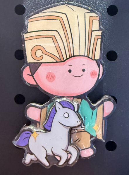Xingxiu Guardian God Xingri Ma Fridge Magnet
Material: Epoxy/Wood
Size: 78*70mm