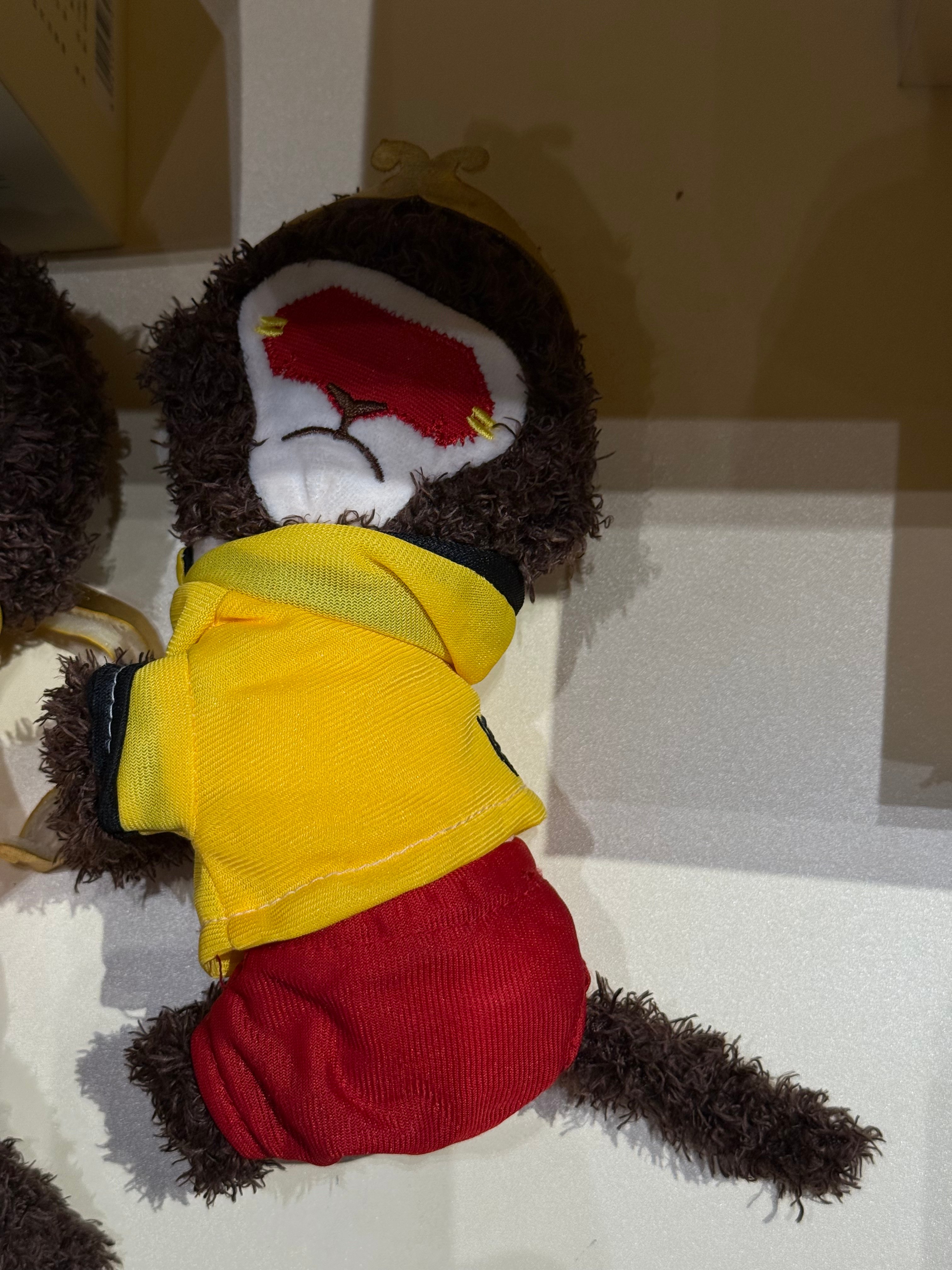 Wukong patted the circle
Material: Curled PP Plush Fabric PP Cotton
Size: 15cm