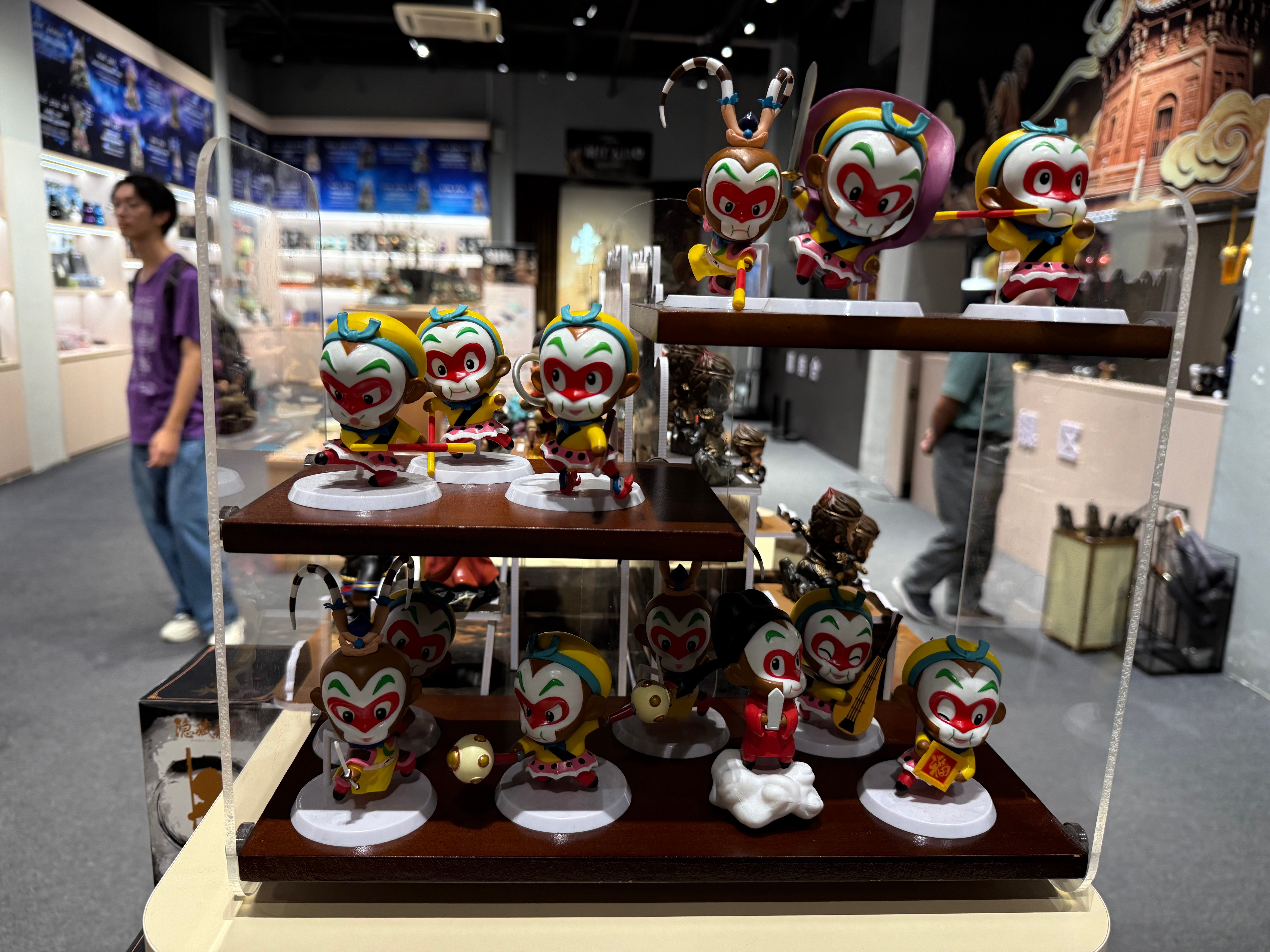 6 Sun Wukong Egg Boxes, 1st Generation Blind Box, 2nd Generation Blind Box
Material: PVC.ABS
Size: 8cm