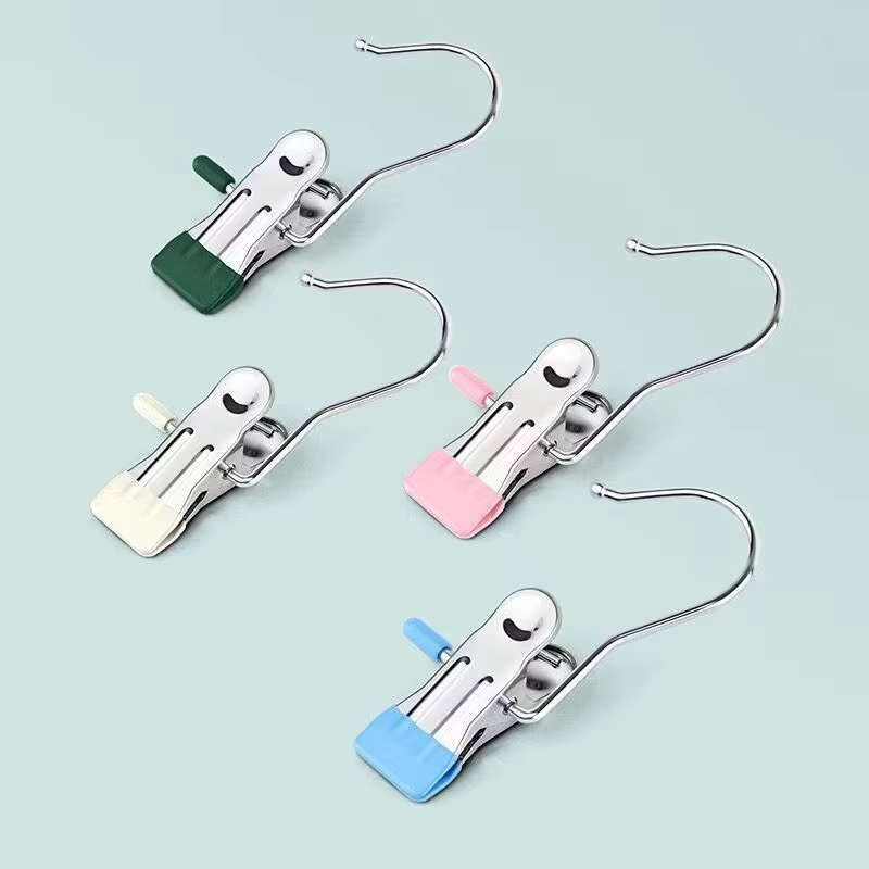 Stainless Steel Clothes Pegs – Windproof Laundry Clamps with Strong Grip for Household Use