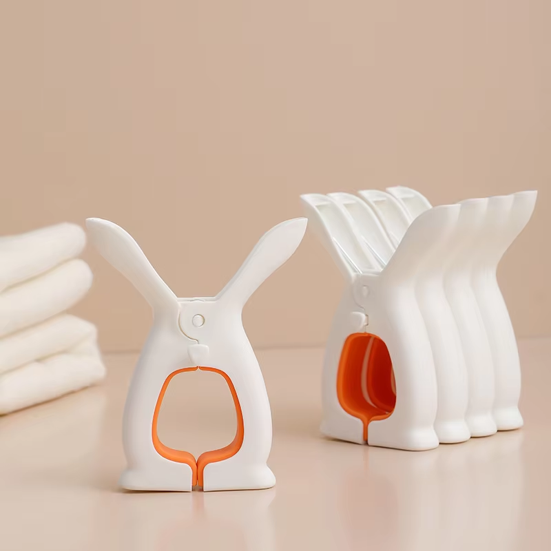 Widened Plastic Quilt Clips, Double-Layer Non-Slip Serrated Drying Pegs for Laundry and Storage Organizer