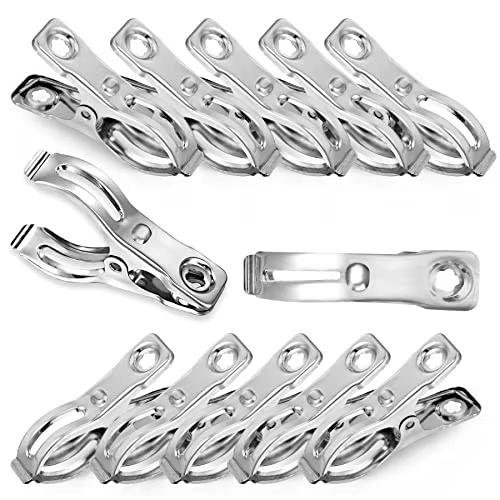 Stainless Steel Clothespins, Windproof Drying Clips for Clothes and Trousers with Custom Logo for Laundry and Outdoor Use