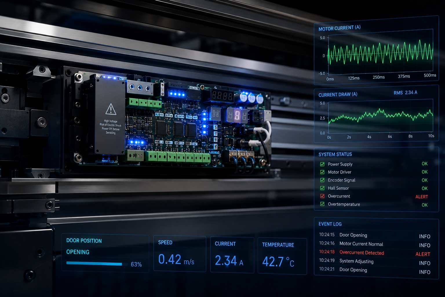 How Automatic Door Fault Warning Systems Work: Sensors, AI Algorithms, and the Case for Predictive Maintenance