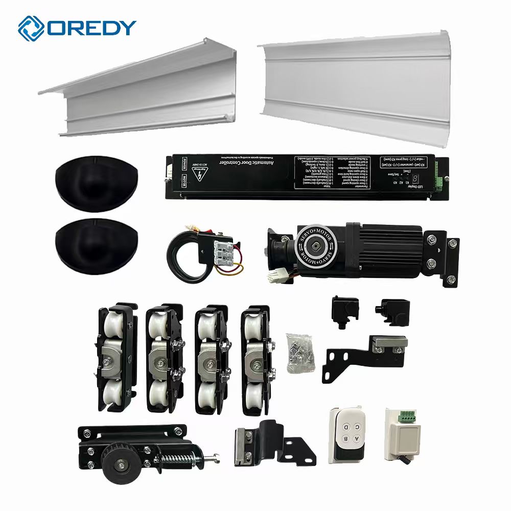 OREDY 商用ガラスドアオペレーターセンサーエレクトリックキットモーターシステム（ホテル、ショッピングモール、オフィスビル向けスライディングオープナー）