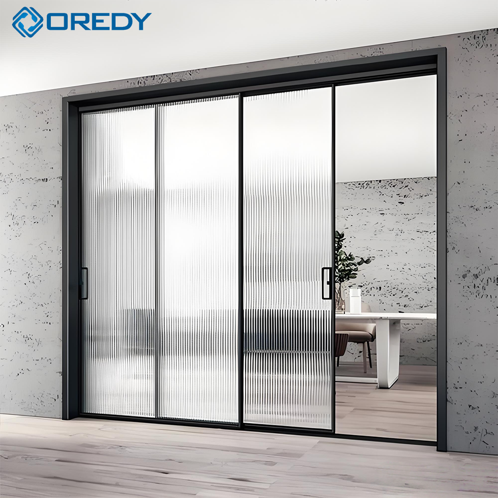 OREDY モダン磁気浮上式自動スライドドア（キッチン・住宅・別荘・商業施設のエントランス用ガラスパネル）