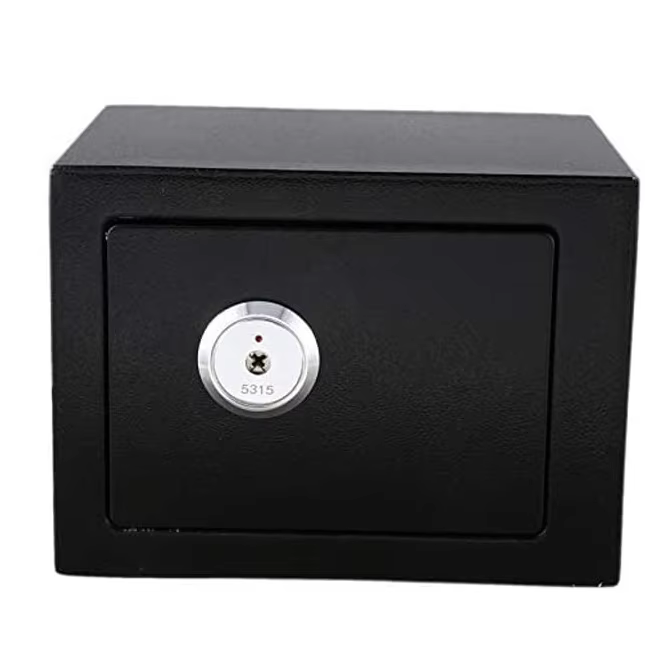 Cheap money safe box steel key lock security cash box money safe hidden safety storage cabinet for money safes box supplier