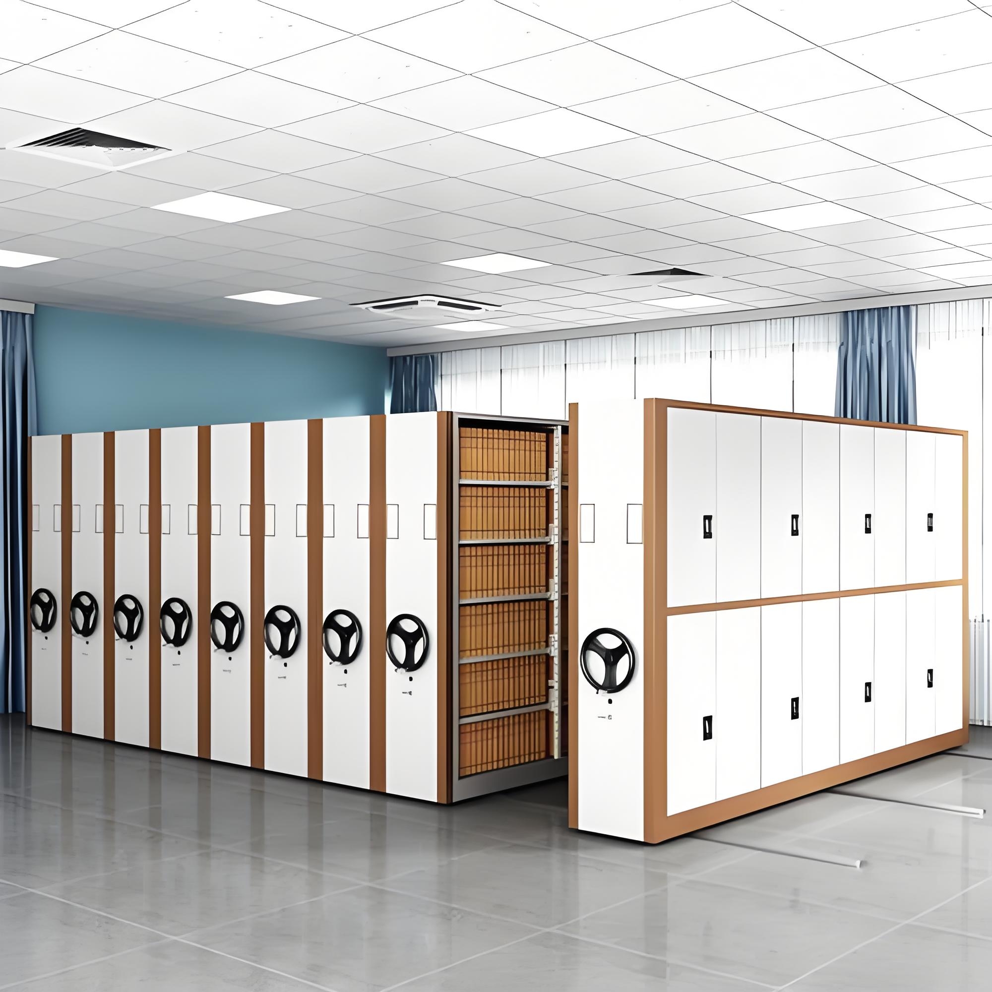 Steel Mobile Filing Cabinets used in Europe