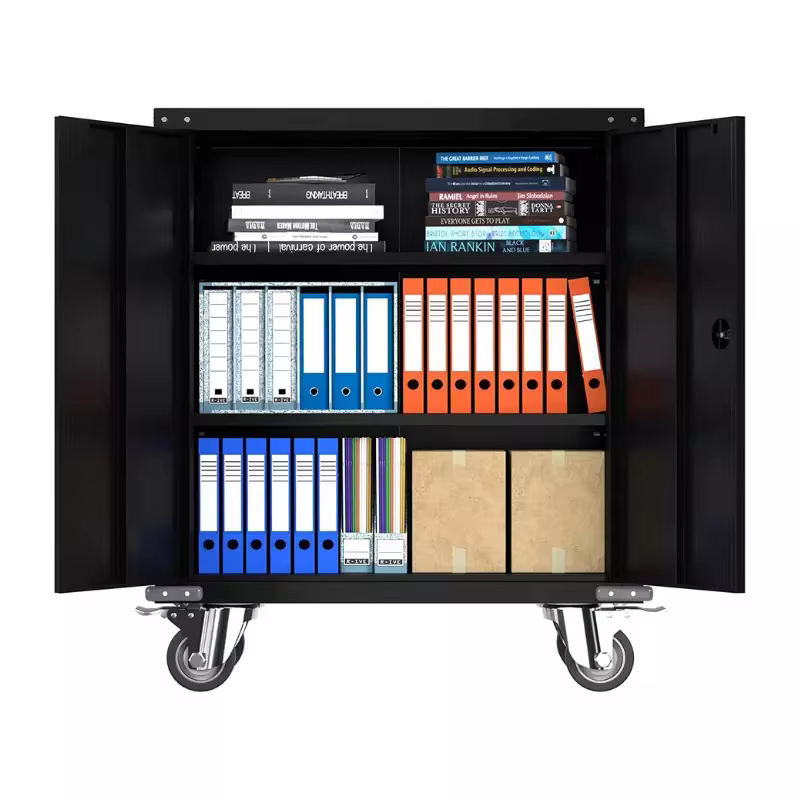 2 doors steel office cupboard filing cabinet garage storage cabinets duty rolling workshop tool cabinet details