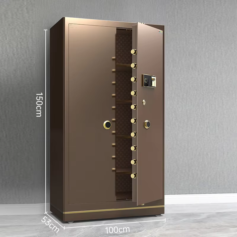 Double Door Electronic Secure Deposit Steel Safe Box For Money Storage Safe Box Home Office Safe Locker
