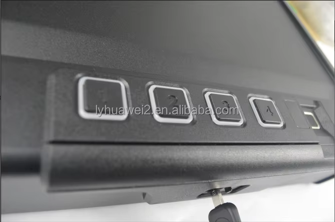 Biometric Key Electronic Digital Safe Fingerprint Gun Safe Box Handgun Safe with Auto Open Lid details