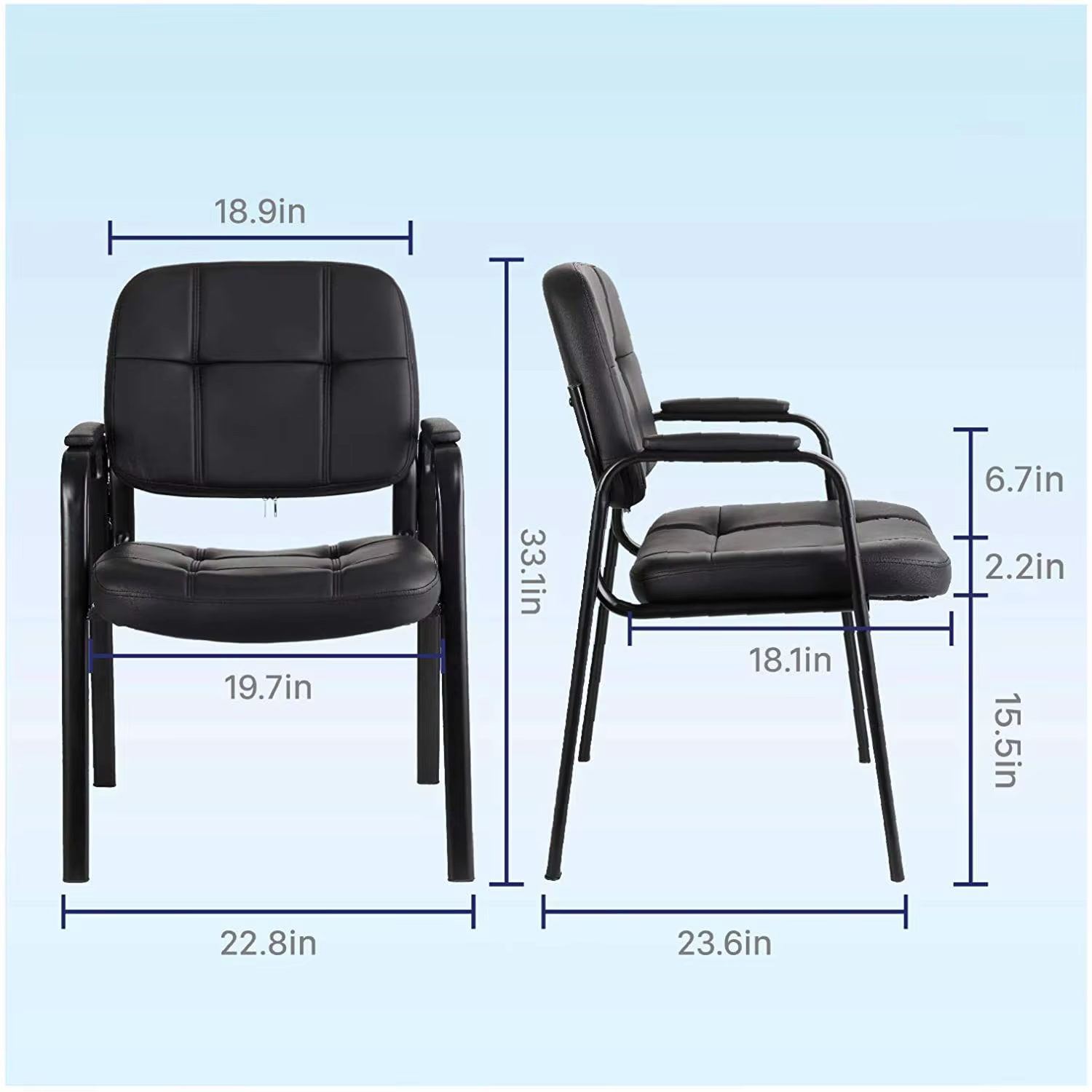 Wholesale simple conference room chair mesh staff training chair computer backrest synthetic leather office chairs details