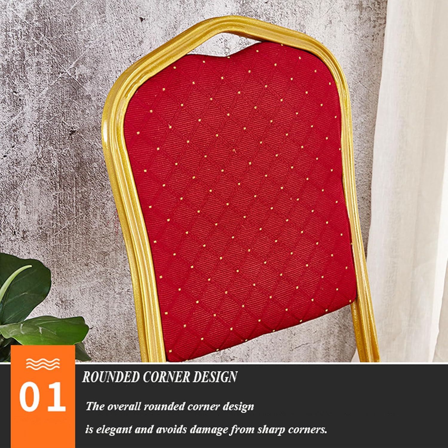 Metal Frame Stackable Banquet Chair Cheap Church Hall Party Hotel Wedding Chair supplier