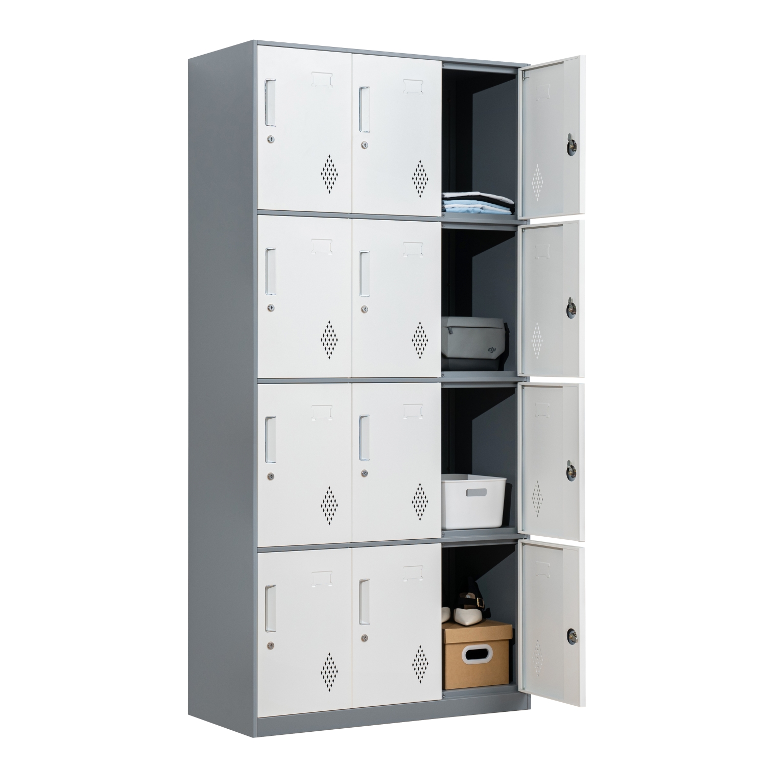 9/12/24 Door Metal Storage Locker Cabinet Employee Clothing Steel Locker