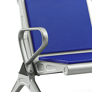 High Quality Steel Public Office Airport Waiting Area Chairs Reception Waiting Chairs Bench 2/3/4 Seater for Sale factory
