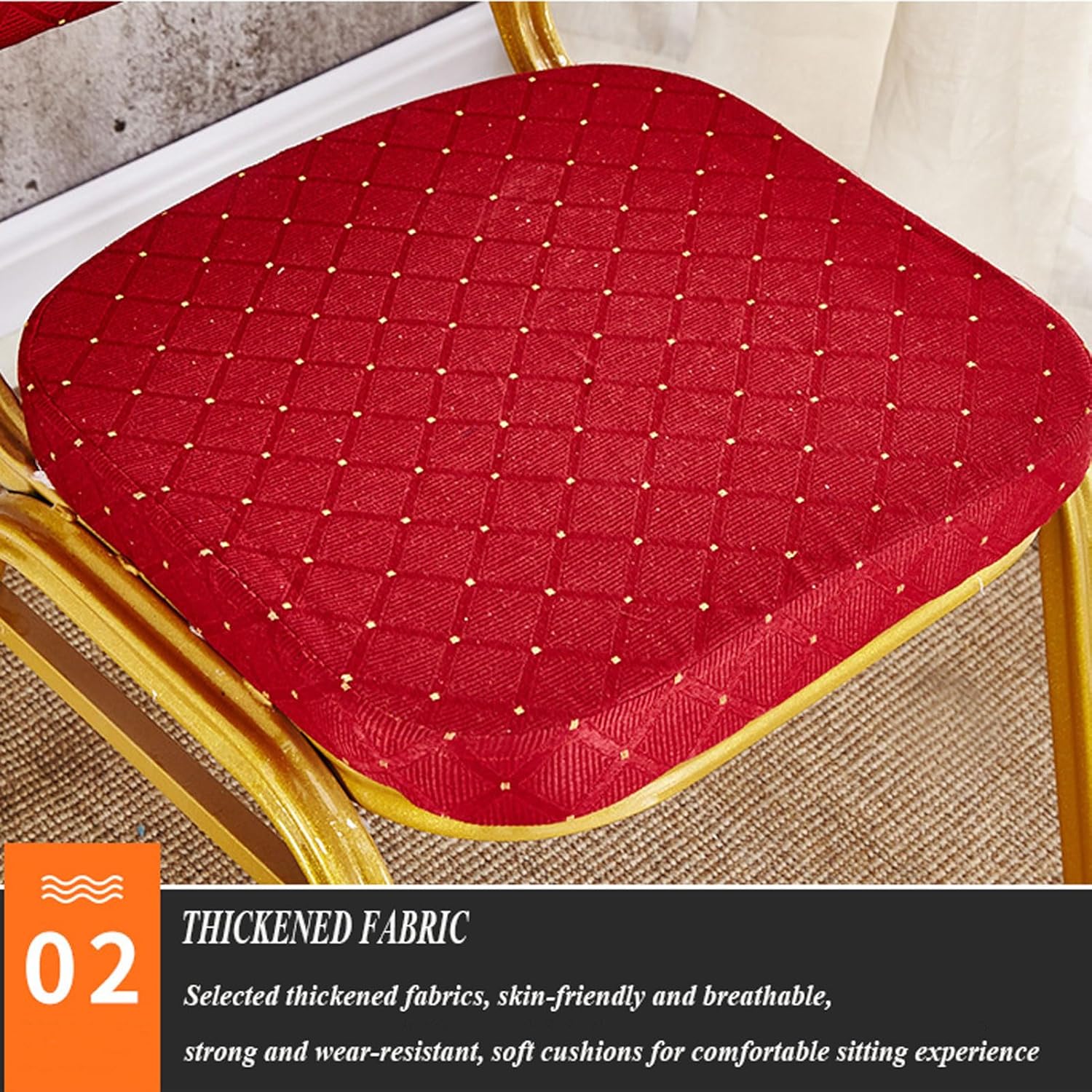 Metal Frame Stackable Banquet Chair Cheap Church Hall Party Hotel Wedding Chair factory