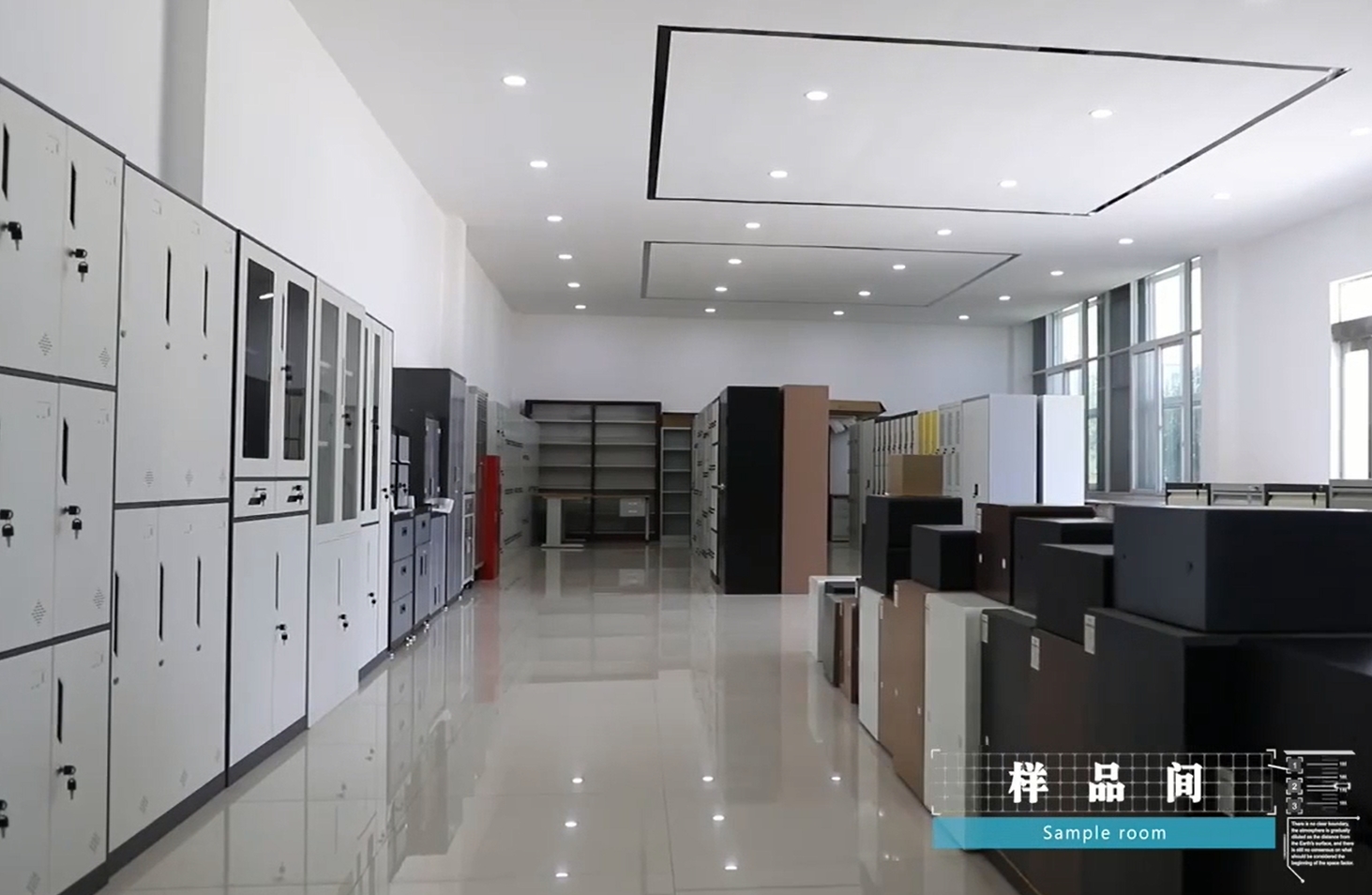 Support customized service, new product sample room