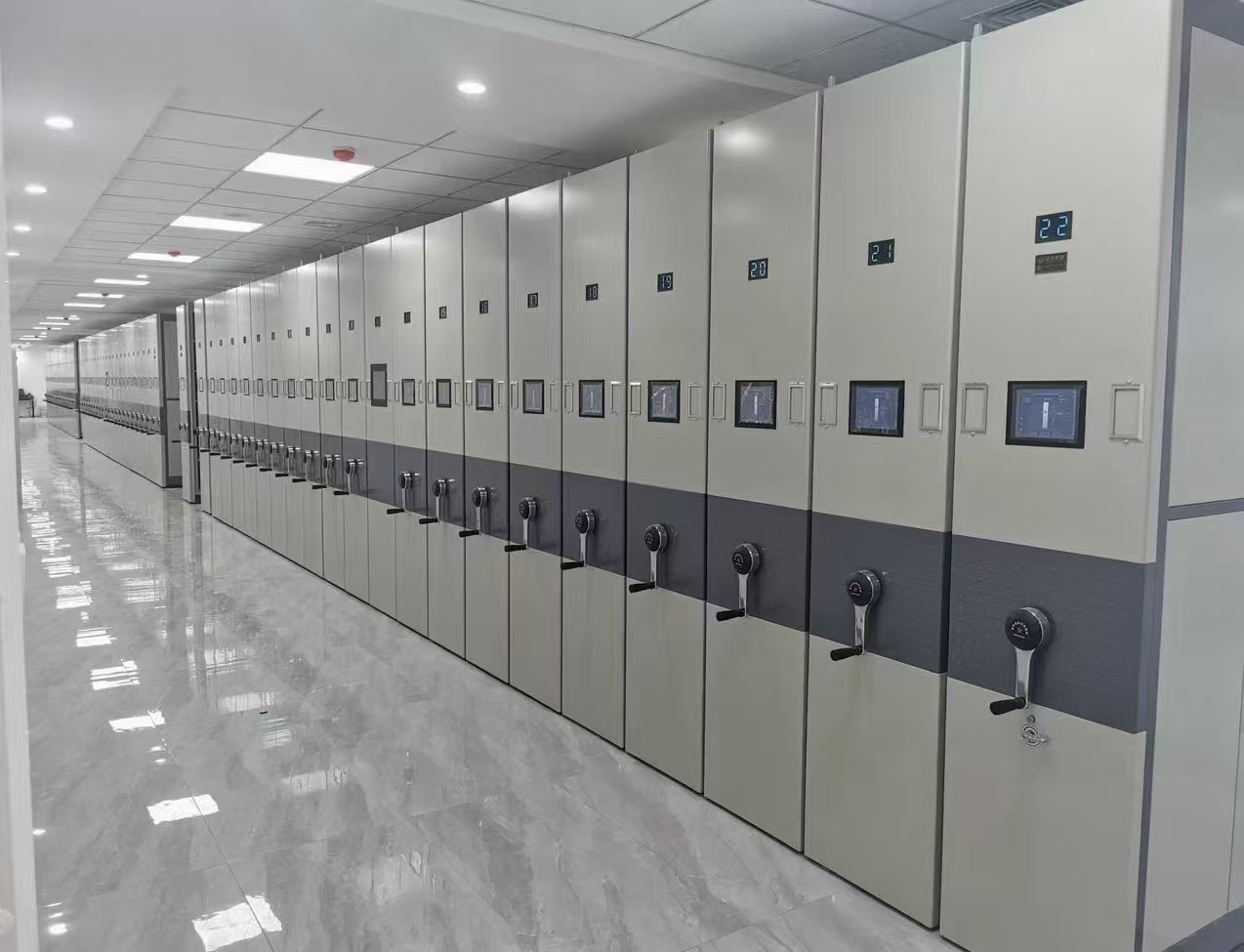 Steel Mobile Filing Cabinets used in Europe