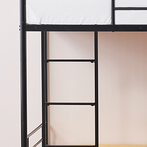 School Dormitory Modern Student Iron Double Decker Metal Steel Pipe Bunk Bed manufacture