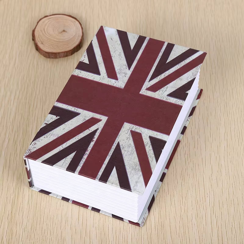 Customized Cover Secret Hidden Storage Dictionary Book Safe Box with Key Lock