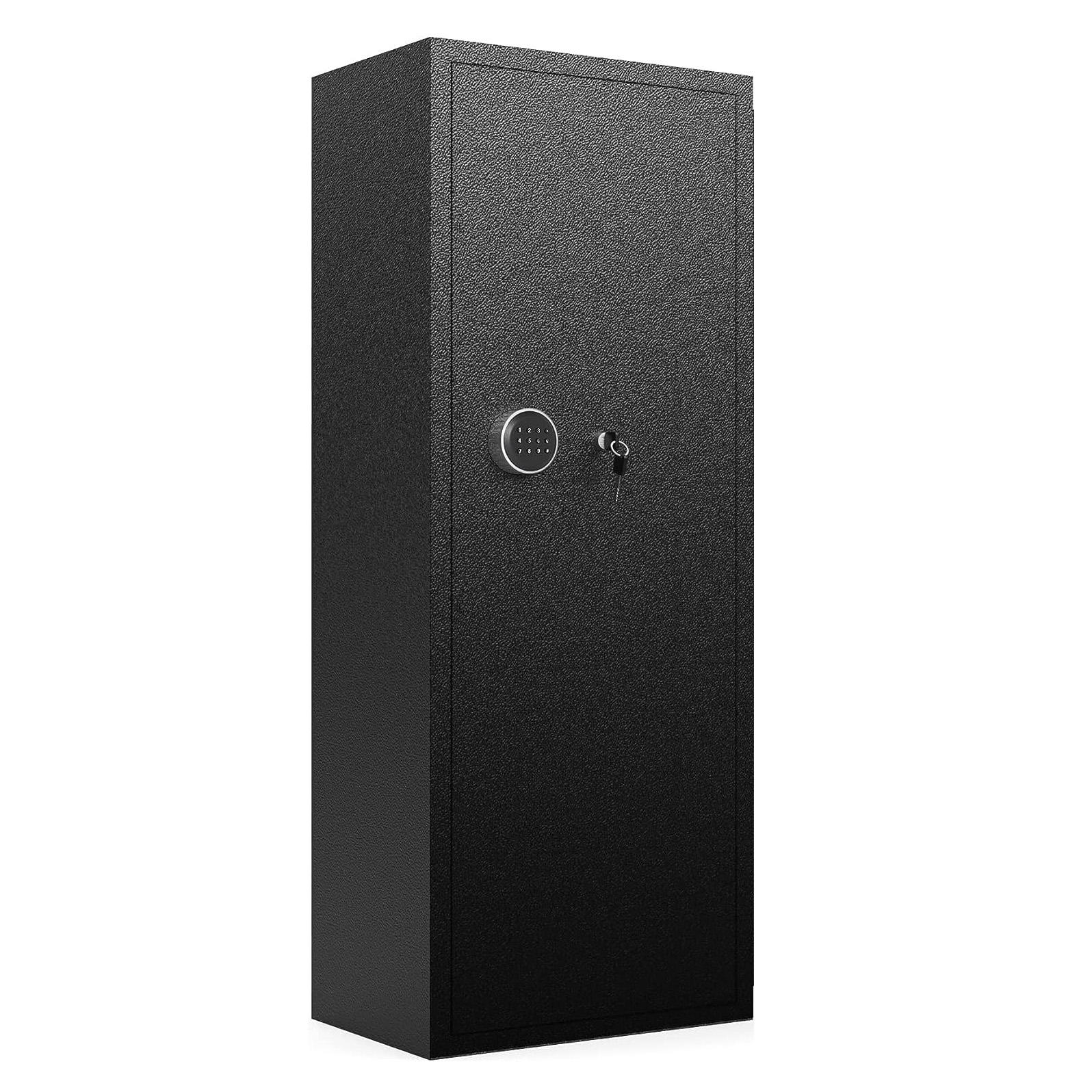 Classic cheap steel gun safe wholesale 4 5 holders with small cabinet wall mounted hidden gun safes cabinet details