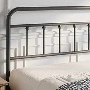 In Stock Twin Size Metal Bed, Steel Single Bed, Metal Complete Platform Bed factory