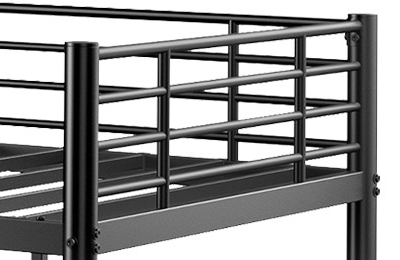 Steel double beds frame school home hotel dormitory bunk metal beds for kids adults manufacture