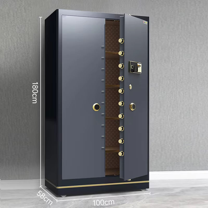 Double Door Electronic Secure Deposit Steel Safe Box For Money Storage Safe Box Home Office Safe Locker