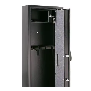 Classic cheap steel gun safe wholesale 4 5 holders with small cabinet wall mounted hidden gun safes cabinet factory