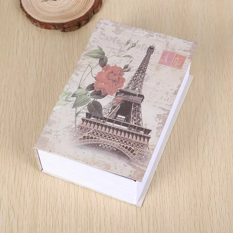 Customized Cover Secret Hidden Storage Dictionary Book Safe Box with Key Lock