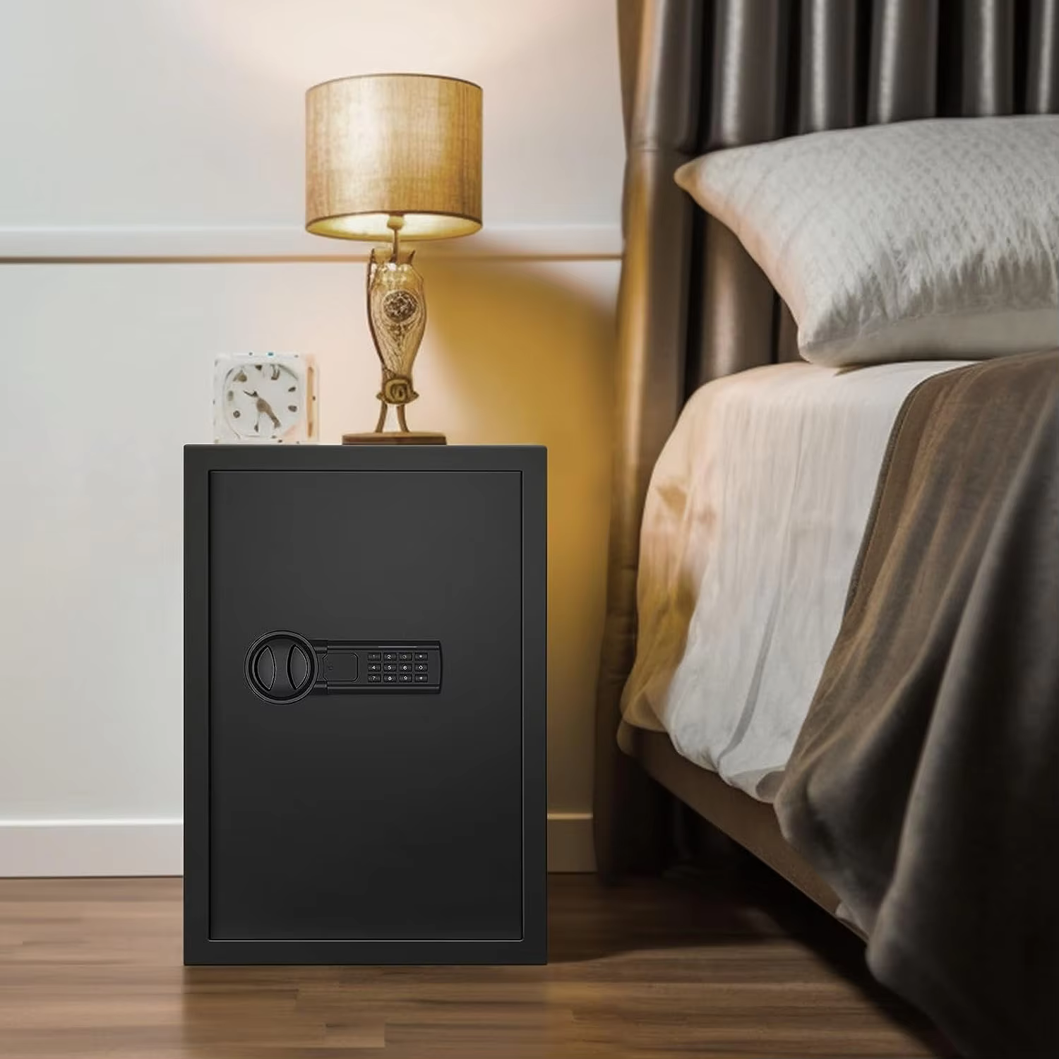 Steel safe box home cash deposit hidden safe secret electronic digital security safe box supplier