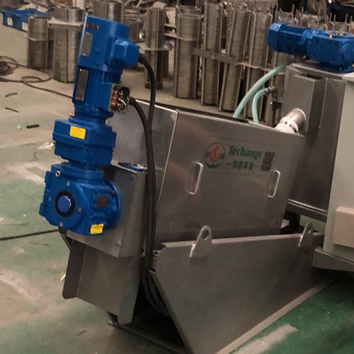 Multi-Disc Sludge Dewatering Machine to Australia today 