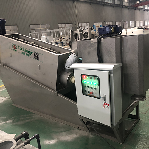 Belt Press , Screw press sludge dewatering system, Auto polymer doing unit are ready to Colombia