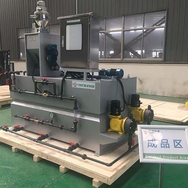 Auto Polymer Dosing Machine is ready to Indonesia 