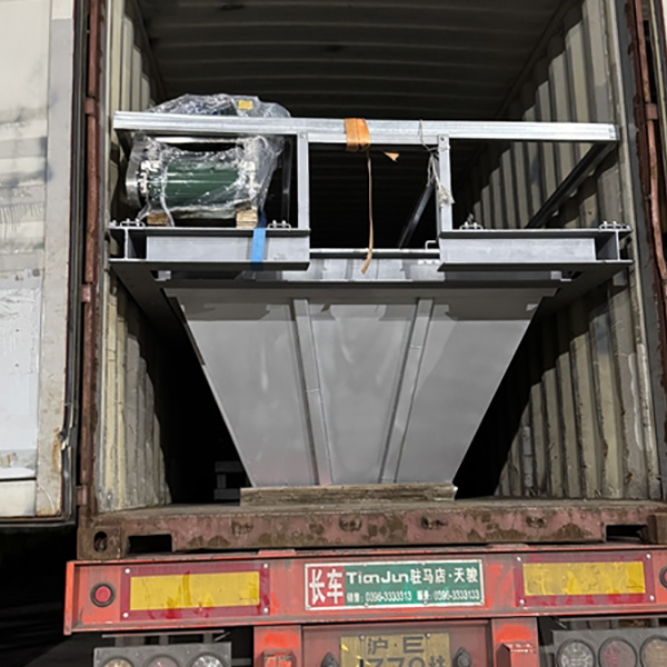 2 Pcs of 40 HQ Containers: DAF , Sludge Dewatering System, Drum filter , Sludge Hopper Storage System to Honduras -Techange Enviornmental