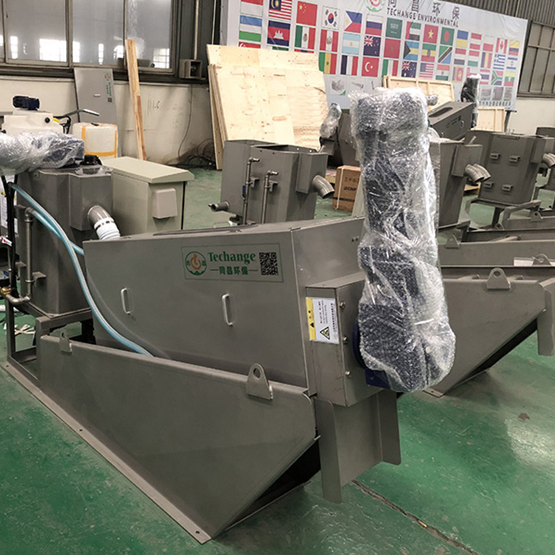 Multi-Disc Sludge Dewatering Machine to Malaysia 