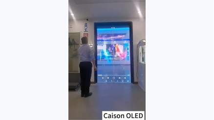 Gennemsigtig OLED-kasse Video-14