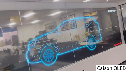 Gennemsigtig OLED-kasse Video-6