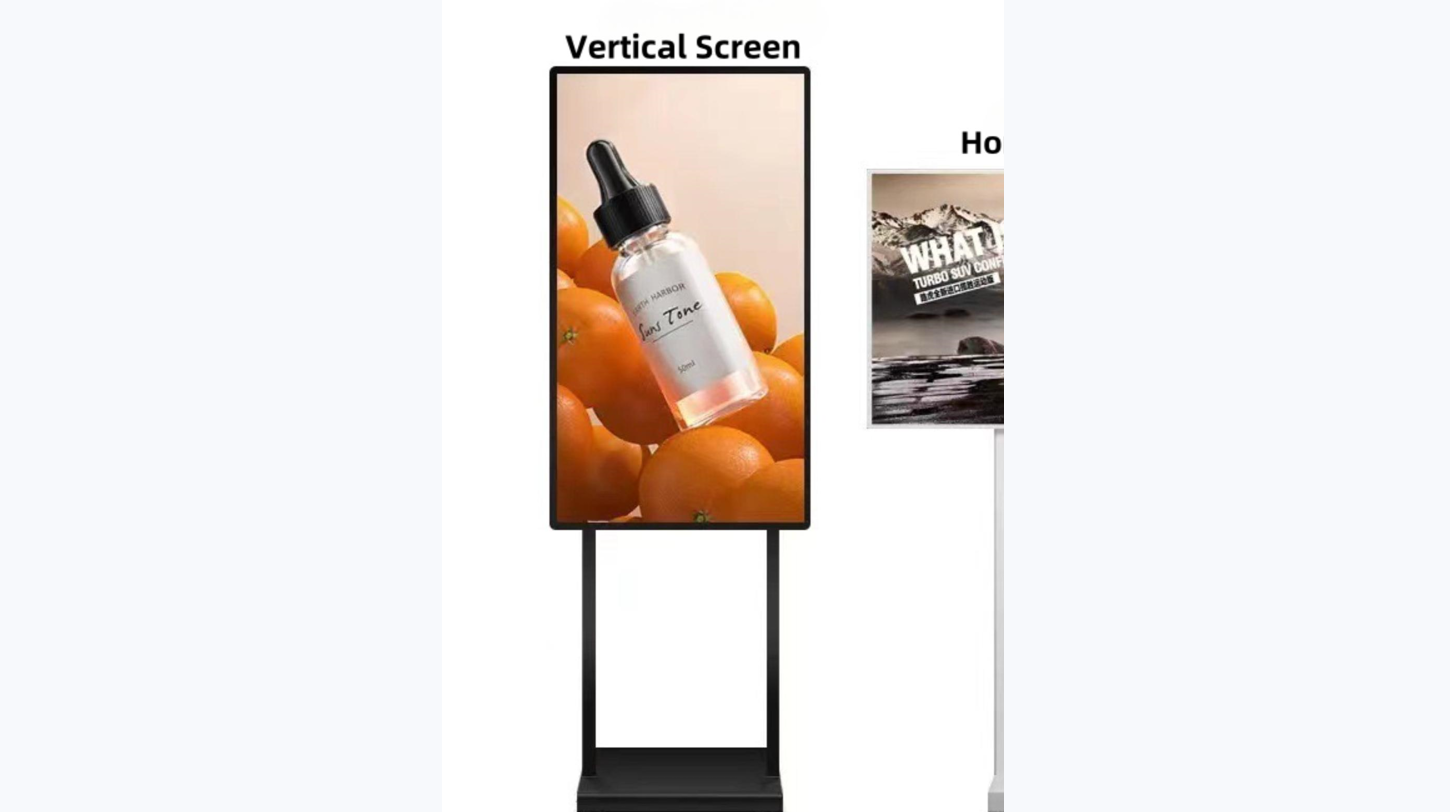 Dobbeltsidet reklamemaskinedisplay