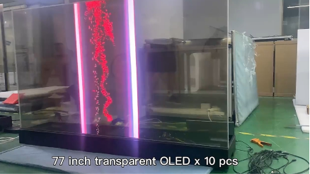 Gennemsigtig OLED-kasse Video-10