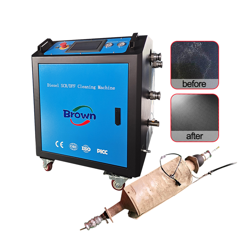 Wuhan Brown BR-SCR-B02: Professional Mobile DPF/SCR Cleaning Solution