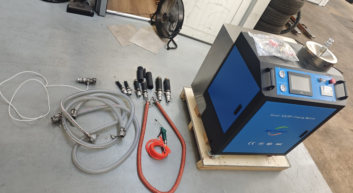 Feedback from customers receiving DPF cleaning machine in Germany