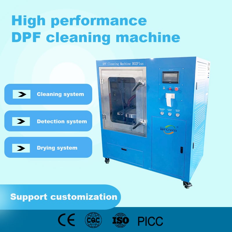 High performance dpf cleaning machine