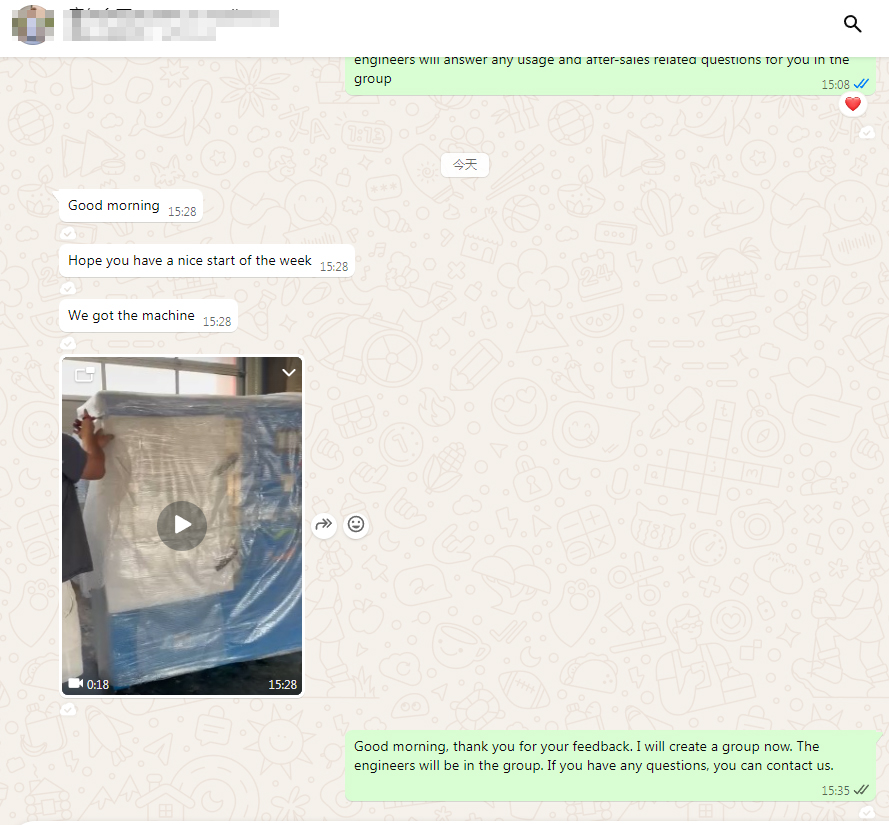 Moldovan customers received DPF cleaning machine B02 Plus
